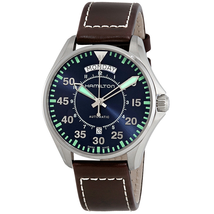Hamilton Khaki Aviation Automatic Blue Dial Men's Watch H64615545