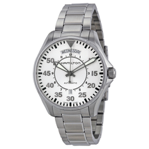 Hamilton Khaki Pilot Automatic Silver Dial Men's Watch H64615155