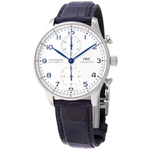 IWC Portugieser Chronograph Automatic Silver Dial Watch IW3716-05