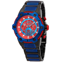 Invicta Marvel Spiderman Chronograph Red Dial Two-tone Men's Watch 25782