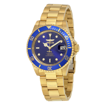 Invicta Pro Diver Automatic Blue Dial Gold-plated Men's Watch 8930OB
