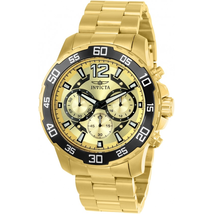 Invicta Pro Diver Chronograph Gold Dial Men's Watch 22715
