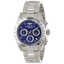 Invicta Speedway Chronograph Blue Dial Stainless Steel Men's Watch 14382