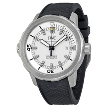 IWC Aquatimer Automatic Silver Dial Black Rubber Men's Watch IW329003