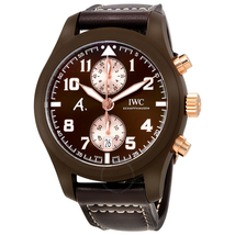 IWC Pilot Brown Dial Chronograph Automatic Men's Watch IW388006