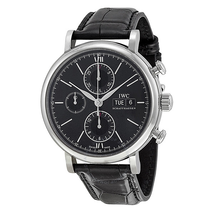 IWC Portofino Automatic Chronograph Black Dial Men's Watch IW391008