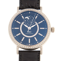 IWC Portofino Black Dial Diamond Automatic Watch 4590-04 IW459004