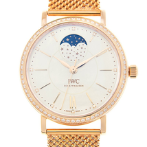IWC Portofino Mother of Pearl Dial Diamond 18k Rose Gold Automatic Unisex Watch 4590-05 IW459005