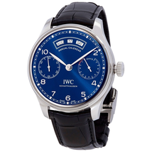 IWC Portugeiser Midnight Blue Dial Automatic Men's Watch IW503502