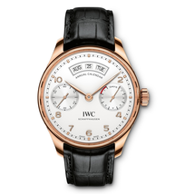 IWC Portugieser Silver Dial 18K Rose Gold Automatic Men's Watch IW503504
