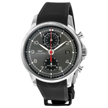IWC Portugieser Yacht Club Automatic Anthracite Dial Black Rubber Men's Watch 3905-03 IW390503