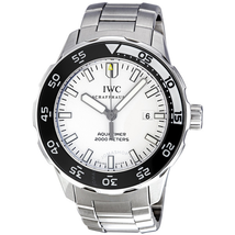 IWC Aquatimer Automatic 2000 White Dial Stainless Steel Men's Watch 3568-09 IW356809