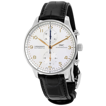 IWC Portuguese Chronograph Silver Dial Men's Watch 3714-45 IW371445