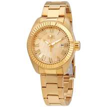 Invicta Angel Champagne Dial Gold-plated Ladies Watch 20316