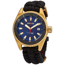 Invicta Pro Diver Automatic Blue Dial Black Nylon Men's Watch 26025
