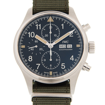 IWC Pilot Chronograph Automatic Black Dial Men's Watch IW377724