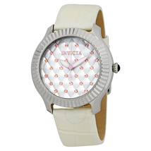 Invicta Angel Lady Silver Quilted Dial Ladies Watch 25744