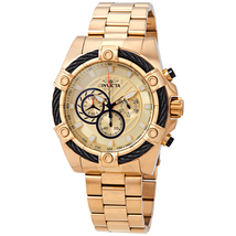 Invicta Bolt Chronograph Gold Dial Men's Watch 25515