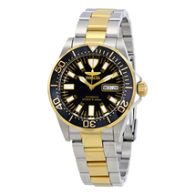 Invicta Sapphire Diver Black Dial Two-tone Men's Watch 7045