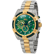 Invicta Bolt Chronograph Green Dial Two-tone Men's Watch 25519