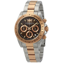 Invicta Speedway Chronograph Brown Dial Two-tone Men's Watch 17029