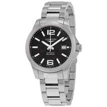 Longines Conquest Automatic Black Dial Men's Watch L3.776.4.58.6
