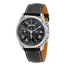 Longines Master Black Dial Chronograph Men's Watch L2.673.4.51.7