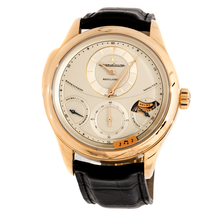 Jaeger LeCoultre Master Grand Tradition 18kt Yellow Gold Black Leather Men's Watch Q5011410