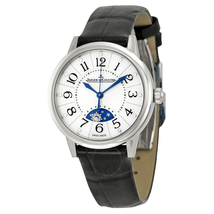 Jaeger LeCoultre Rendezvous Mother of Pearl Dial Black Leather Ladies Watch Q3468490