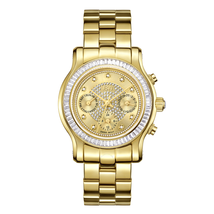 JBW Laurel Gold-tone Multi-Function Diamond Dial Gold-tone Steel Bracelet Ladies Watch J6330A