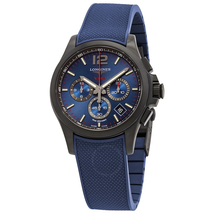 Longines Conquest V.H.P. Perpetual Chronograph Quartz Blue Dial Men's Watch L37172969