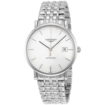 Longines Elegant Automatic White Dial Stainless Steel Men's Watch L4.910.4.12.6