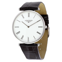 Longines La Grande Classique White Dial Black Leather Watch L4.766.4.11.2
