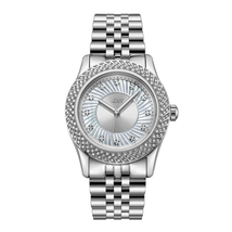 JBW Carina Quartz Diamond Crystal Silver Dial Ladies Watch J6368D
