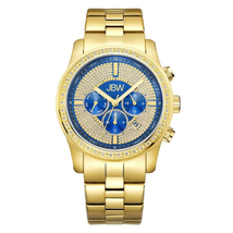 JBW Vanquish Multi-Function Blue Dial Diamond Men's Watch J6337E