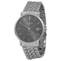 Longines Elegance Automatic Grey Dial Stainless Steel Watch L4.810.4.72.6