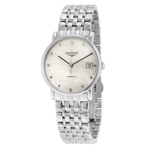 Longines Elegant Automatic Mother of Pearl Ladies Watch L4.809.4.87.6