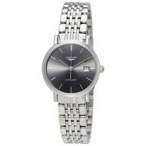 Longines Elegant Grey Dial Automatic Ladies Watch L43104726