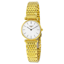Longines La Grande Classique White Dial Gold-tone  Ladies Watch L4.209.2.12.8