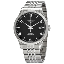 Longines Record Automatic Chronometer Black Dial Men's Watch L2.820.4.56.6
