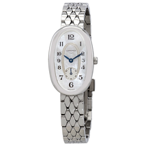 Longines Symphonette Quartz White Mother of Pearl Dial Ladies Watch L2.306.4.83.6