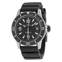 Jaeger LeCoultre Master Compressor Automatic Black Dial Stainless Steel Rubber Men's Watch Q2018670
