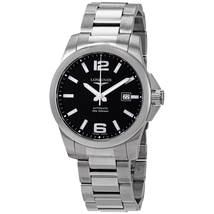 Longines Conquest Black Dial Automatic Men's Watch L3.777.4.58.6