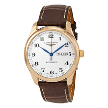 Longines Master Collection Automatic White Dial Brown Leather Unisex Watch L27558783