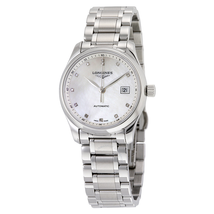 Longines Master Collection Automatic Mother of Pearl Dial Stainless Steel Ladies Watch L2.257.4.87.6