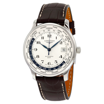 Longines Master Collection World Time Automatic GMT Steel Men's Watch L2.631.4.70.3