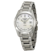 Longines Conquest Classic Automatic Mother of Pearl Dial Stainless Steel Ladies Watch L2.285.4.87.6