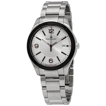 Maurice Lacroix Miros Date Silver Dial Stainless Steel Men's Watch MI1018-SS002130
