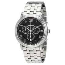 Montblanc Tradition Black Dial Men's Chronograph Watch 117048