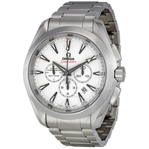 Omega Aqua Terra White Dial Chronograph Automatic Men's Watch 23110445004001 231.10.44.50.04.001